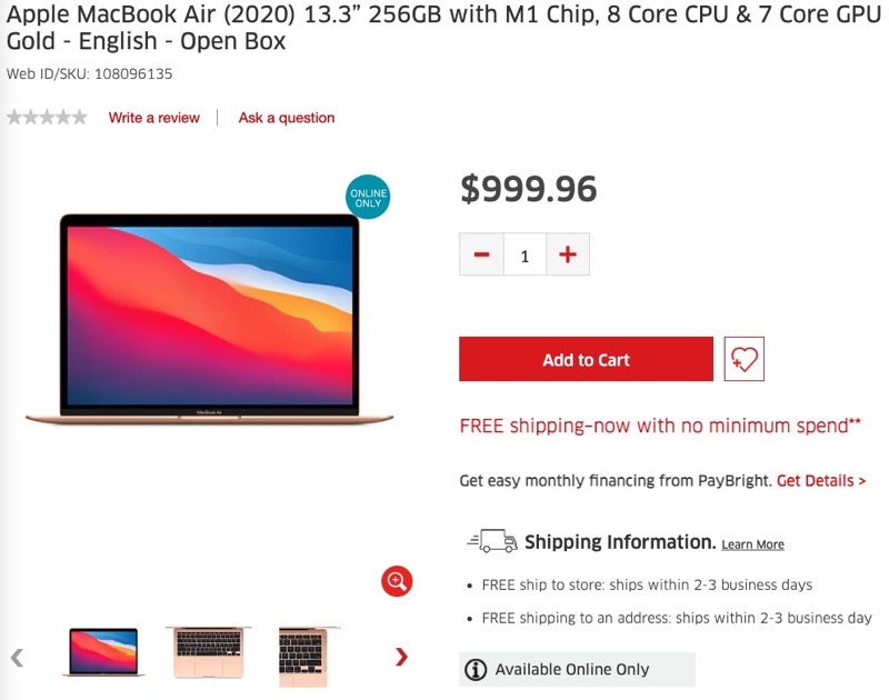 开盒 Apple M1 MacBook Air/Pro（2020）售价 999 美元起