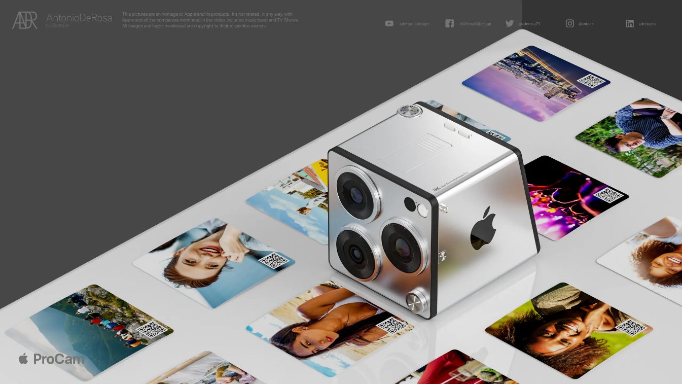 Designer Imagines Apple 8K “ProCam” Conceptual Images [PICS]