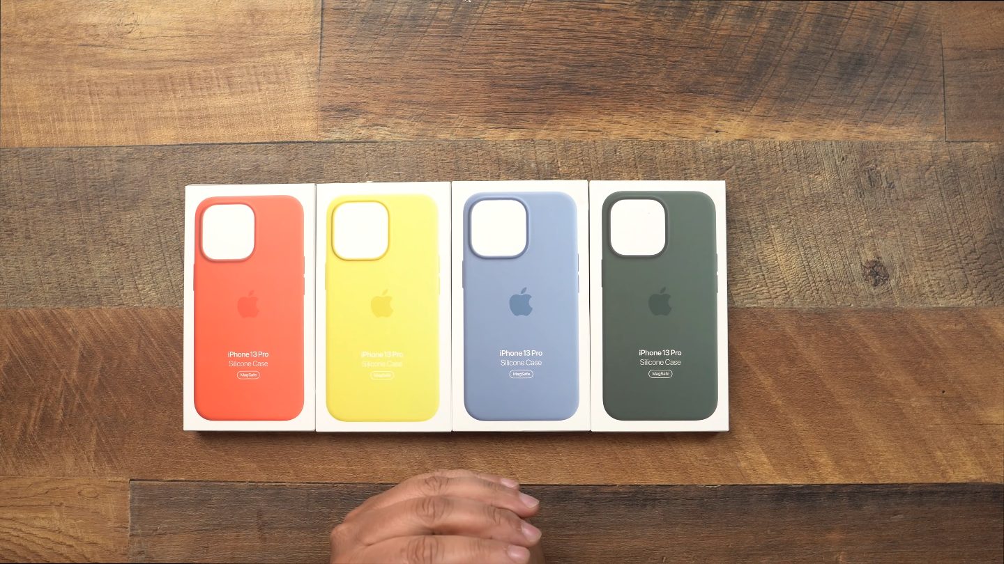 Los colores de las fundas de silicona para iPhone 13 de primavera de 2022 de Apple reciben el tratamiento de desempaquetado [VIDEO]