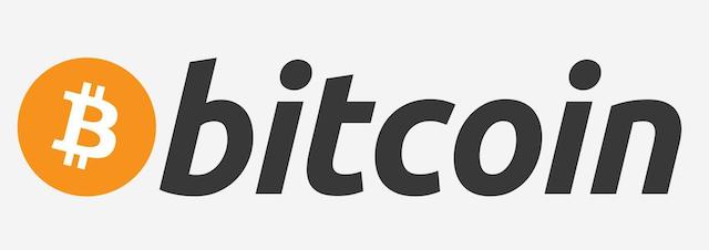 Bitcoin logo button free vector