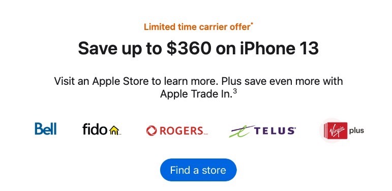 Iphone 13 save $360 apple