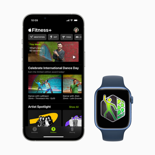 Apple Fitness Plus International Dance Day iPhone13 Pro Apple Watch inline jpg large