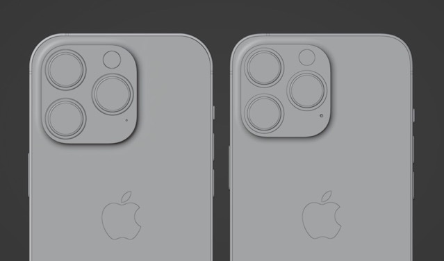 Iphone 13 pro and 14 pro render rear