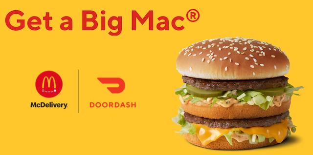 Free big mac doordash
