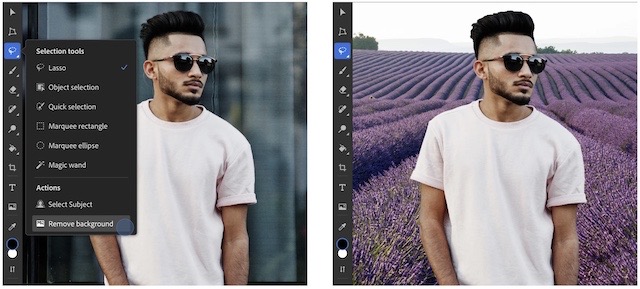 L’aggiornamento di Photoshop per iPad offre più funzionalità dalla versione desktop