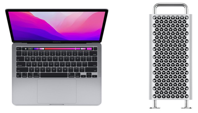13 inch macbook pro and mac pro