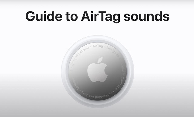 AirTag sounds