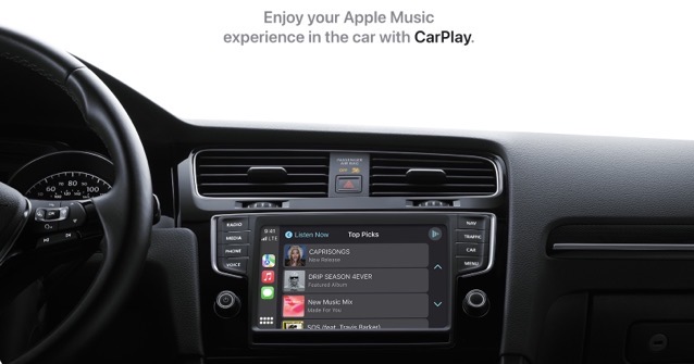Tesla apple music