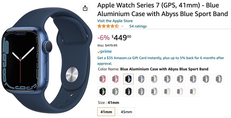 apple watch series 7 sale