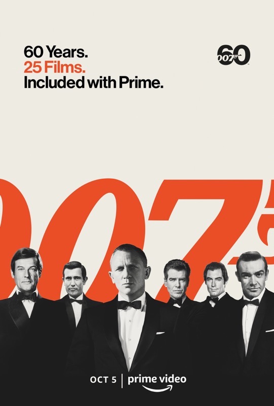 60 Years of Bond OFFICIAL POSTER
