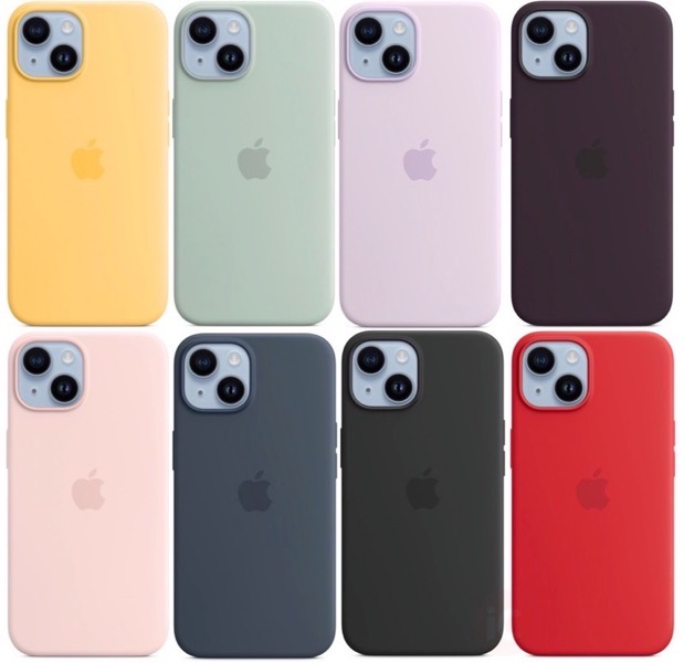 Iphone 14 silicone case colours