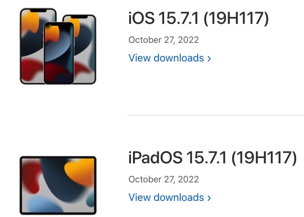 ios 15.7.1 download