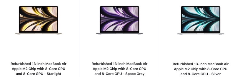 m2 macbook air refurbished
