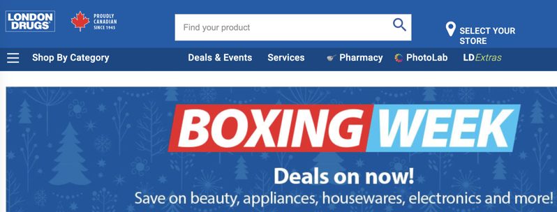 london drugs boxing day 2022