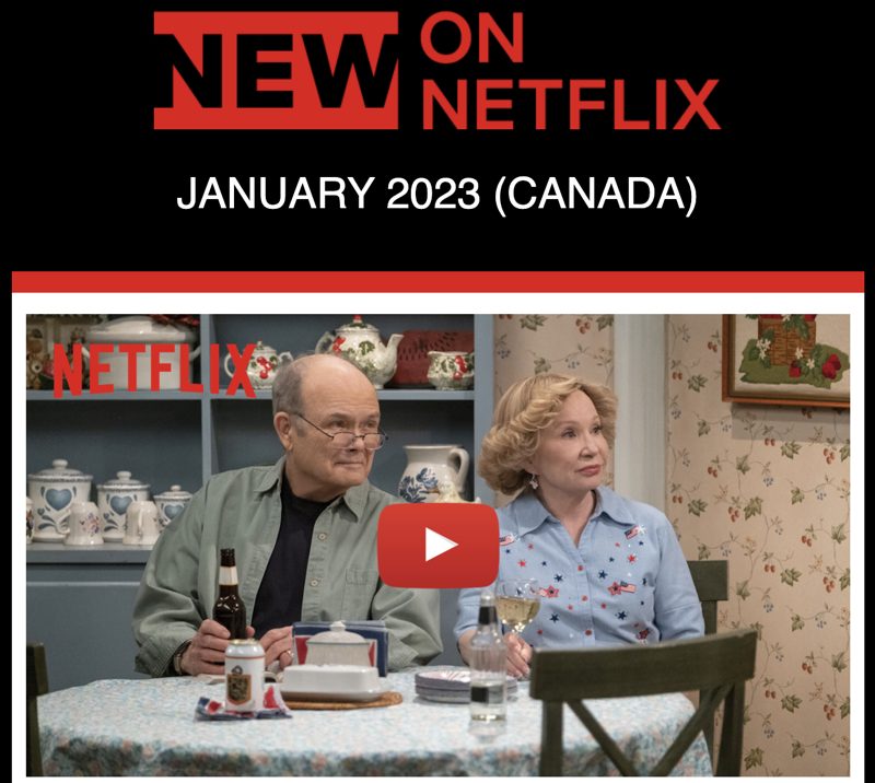 new on netflix canada january 2023