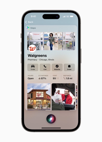 Apple Business Connect Ecosystem Siri Walgreens inline jpg large 2x