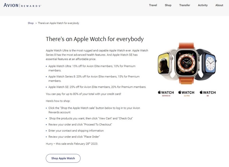 Apple watch sale rbc avion