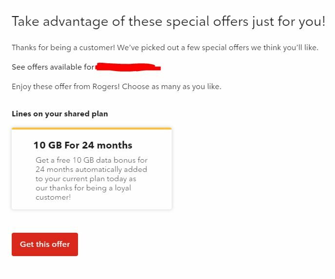 Rogers 10GB free 24 months