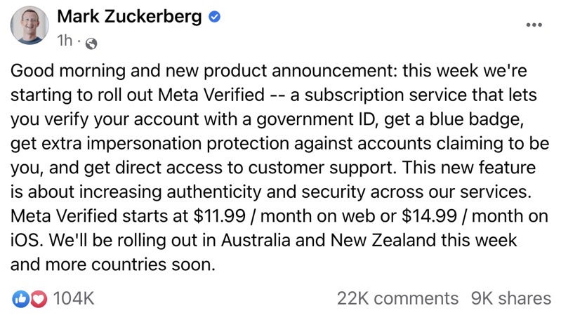 zuckerberg verification