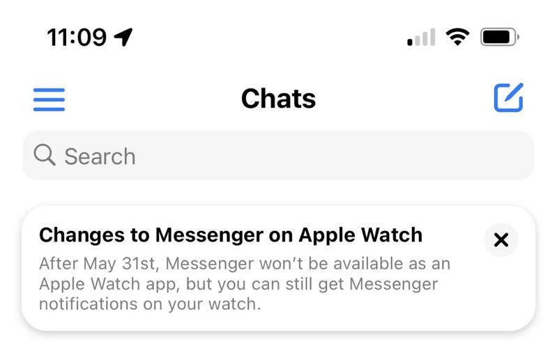Messenger apple watch