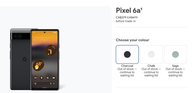 pixel 6a price drop