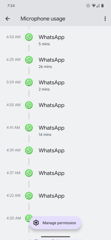 Whatsapp mic