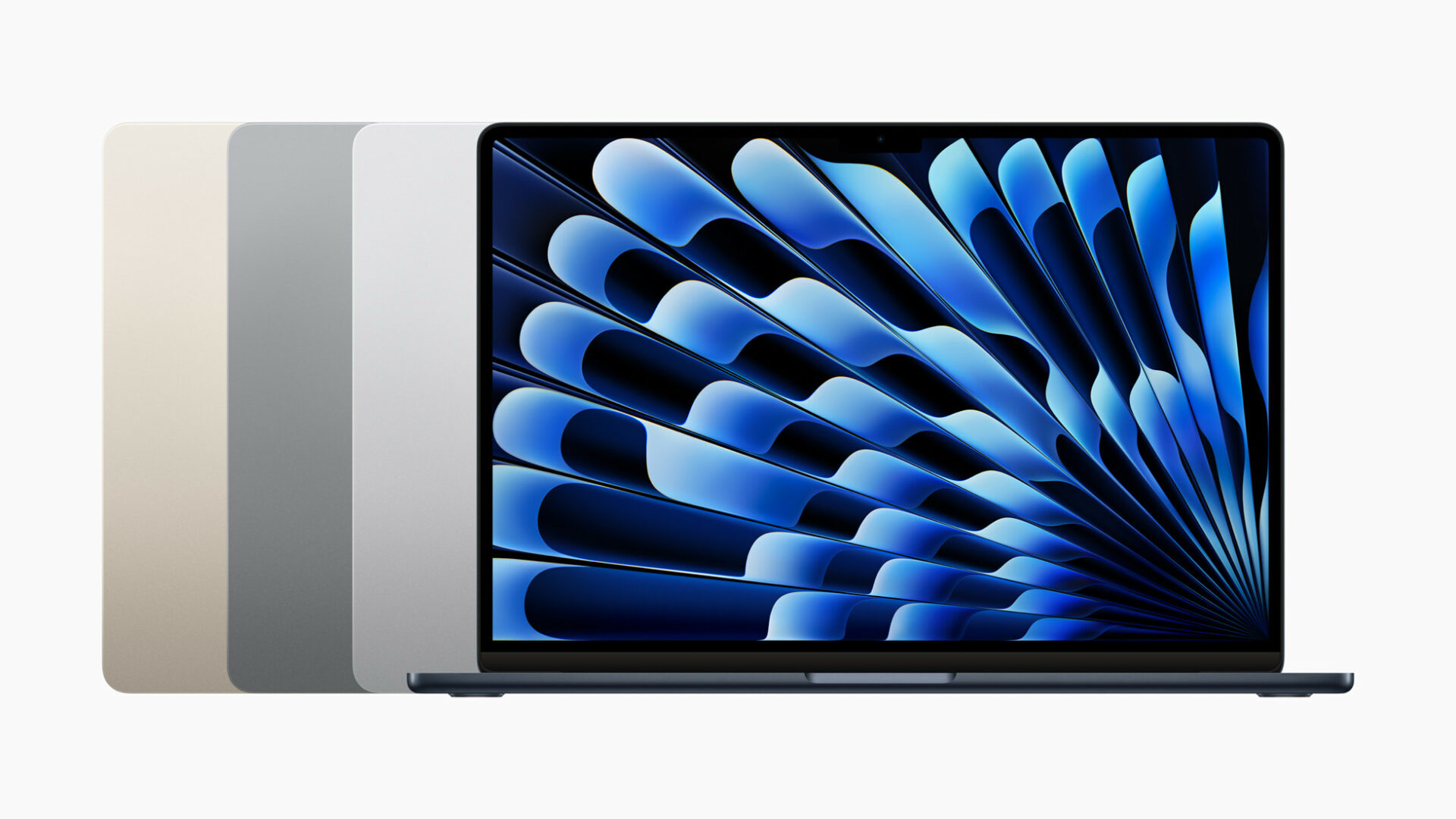 Apple WWDC23 MacBook Air 15 in color lineup 230605 big jpg large 2x