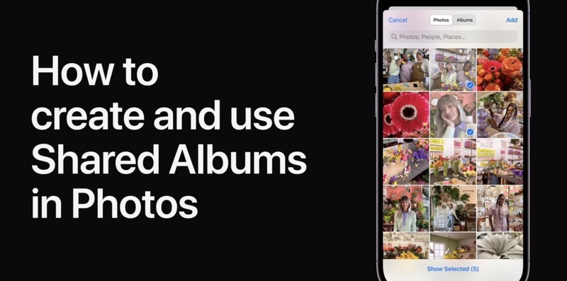 Create Shared Photo Albums on iPhone