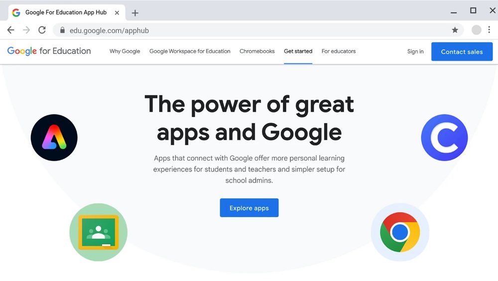 Google Education App Hub