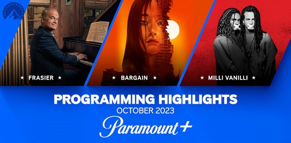 Paramount+ october 2023