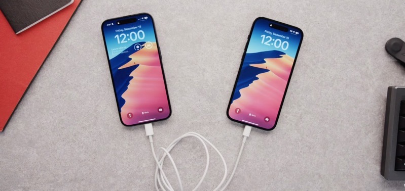 usb iphone 15 into iphone 15