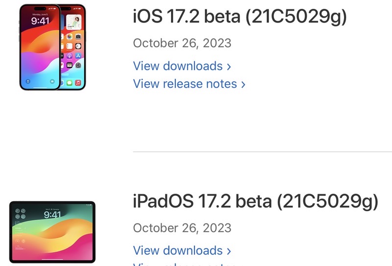 ios 17 2 beta download