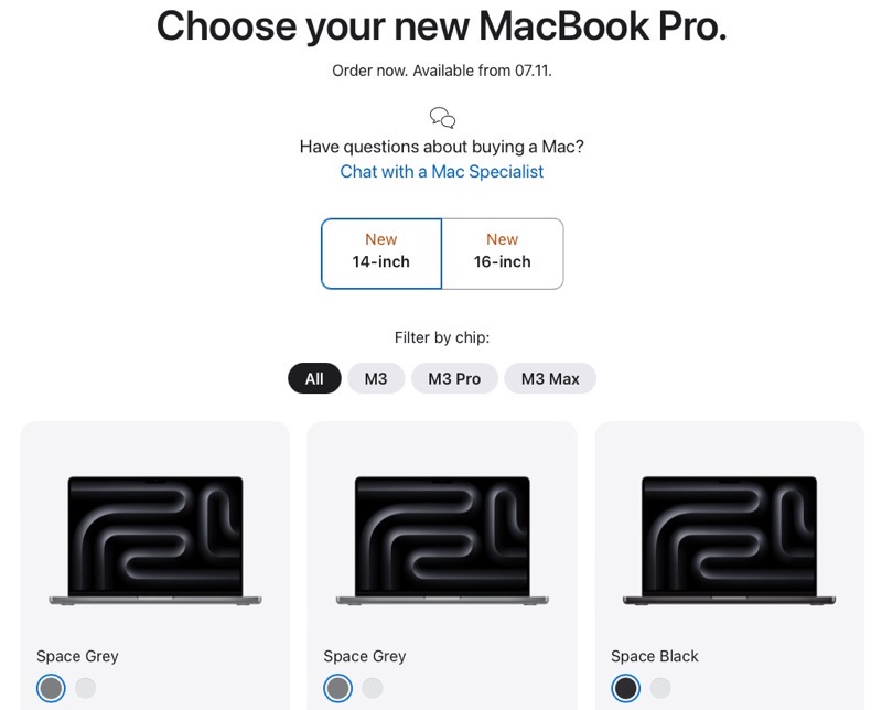 macbook pro m3 