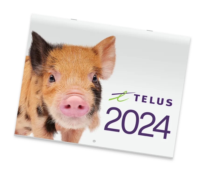 Telus calendar 2024 png