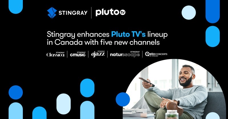 Pluto TV Canada and Stingray EN