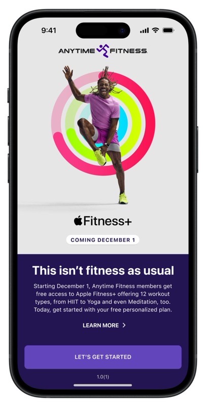 Apple fitness anytime fitness
