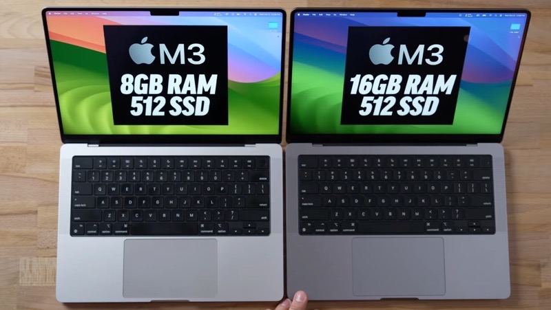 m3 macbook pro 8gb ram