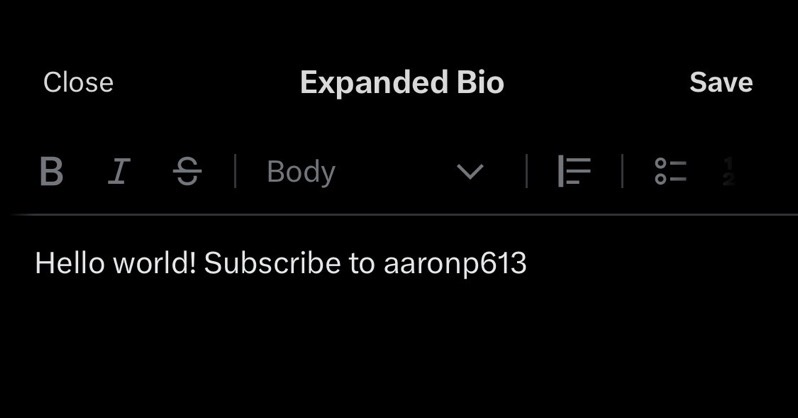 X expanded bio