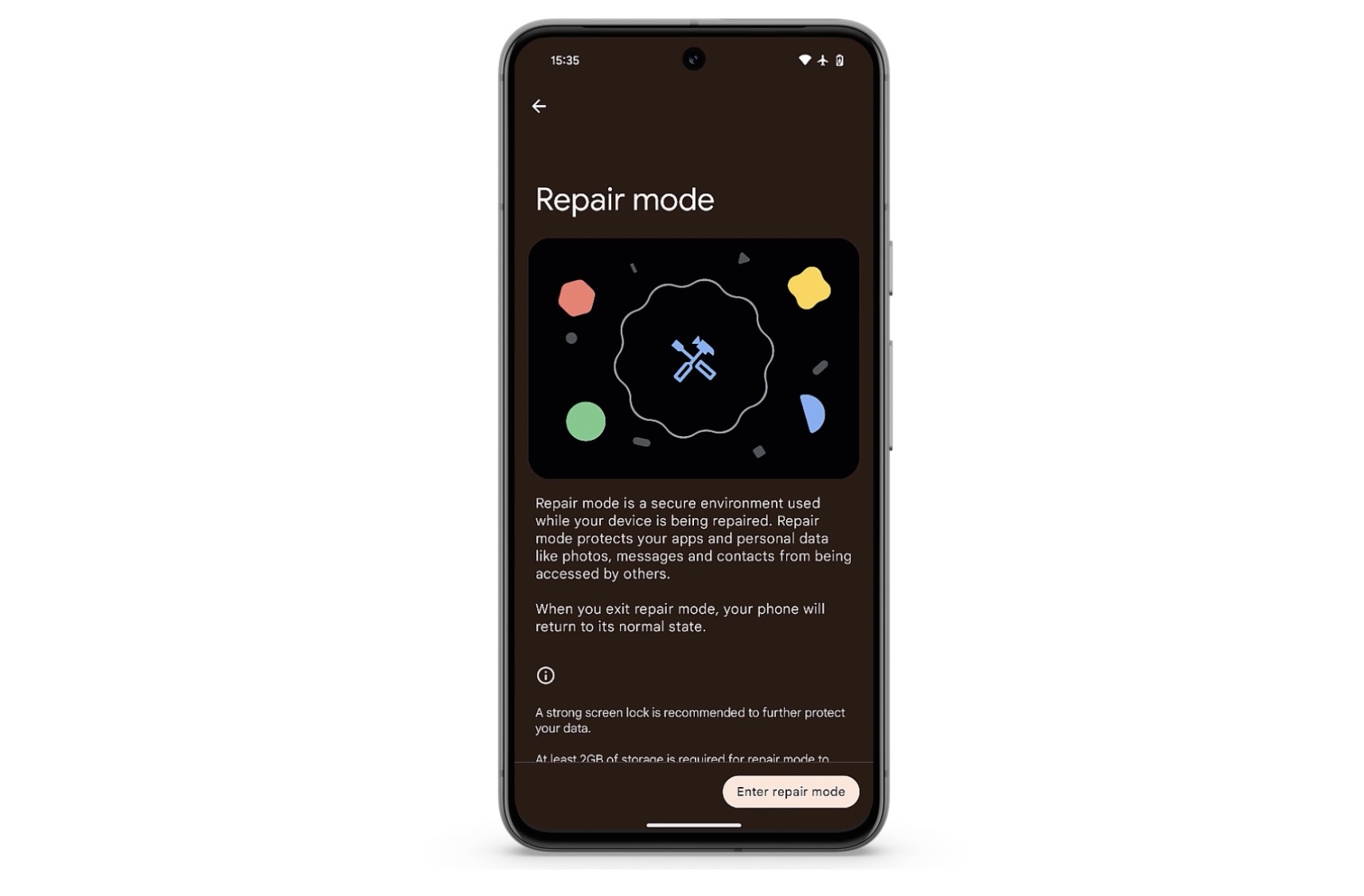 Pixel Repair Mode