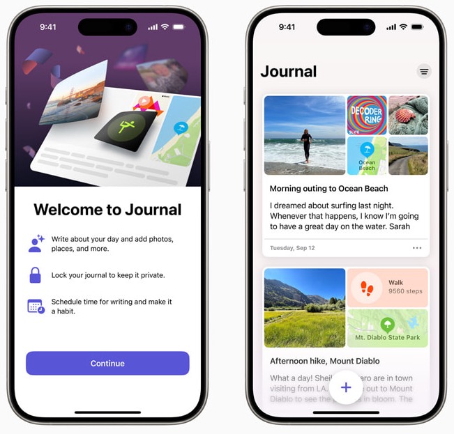 Apple’s New Journal App for iPhone Now Available • iPhone in Canada Blog