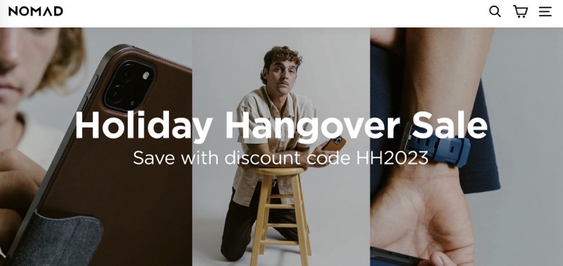 nomad hangover sale 