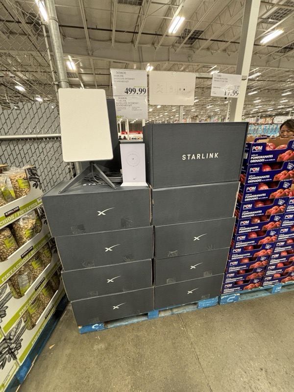 Costco Canada Now Sells Starlink Kits with Promo Credit • iPhone