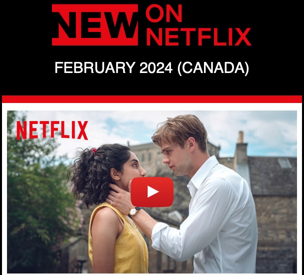 New Netflix Canada February 2024 