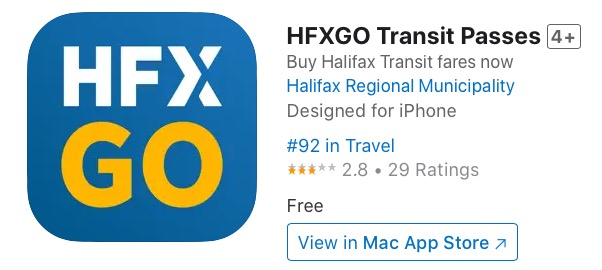 halifax transit app