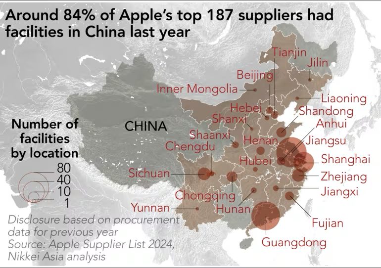 Apple in China png