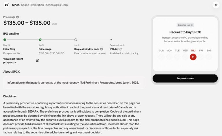 How to Buy SpaceX IPO Shares in Canada via Wealthsimple