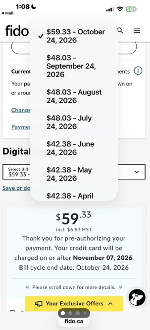 Fido Customers Should Check Bills After Another Hike