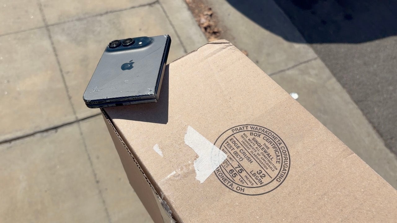 iPhone Duo real-life drop test by TechRax
