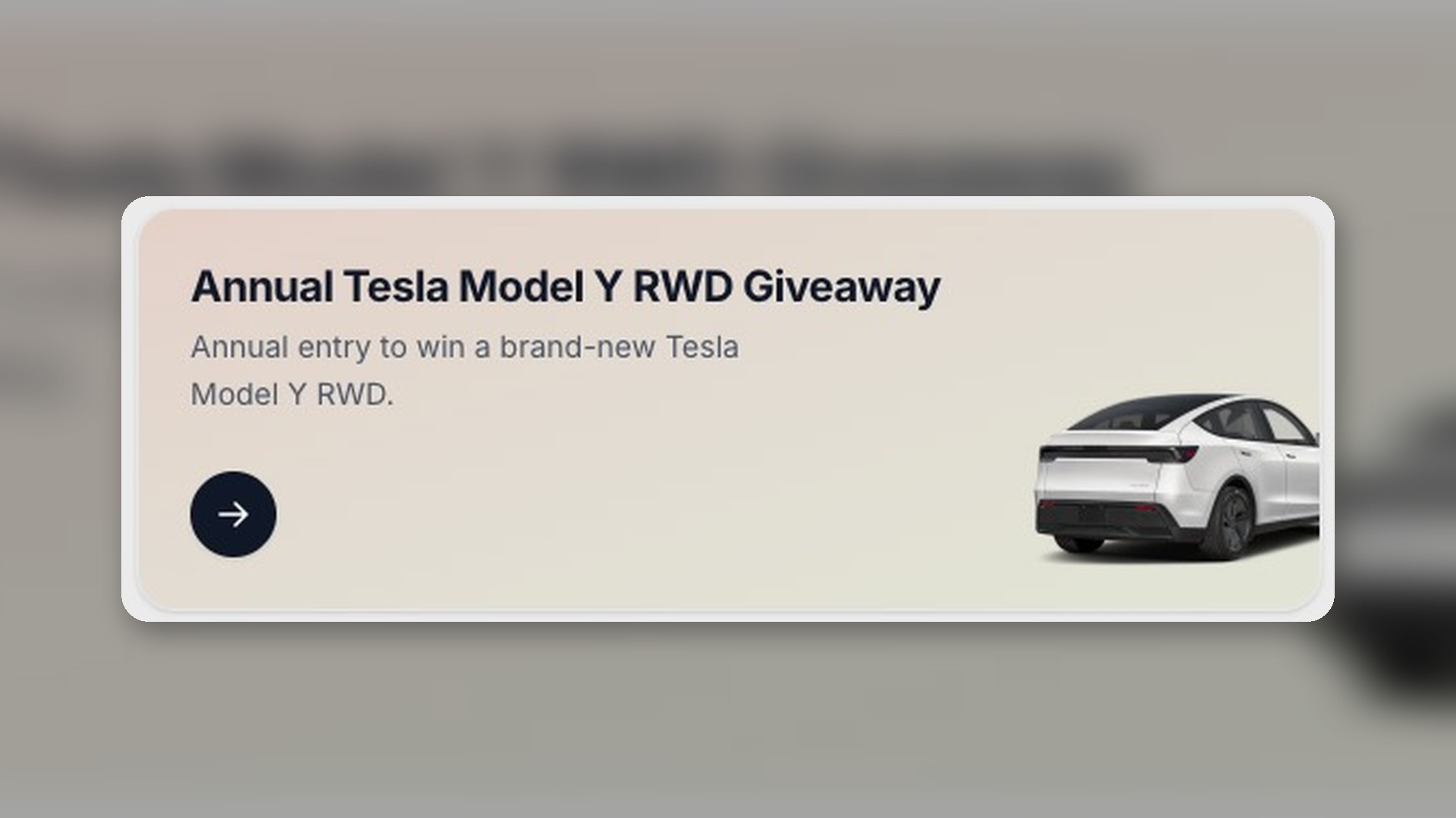 WattsApp Tesla Model Y giveaway